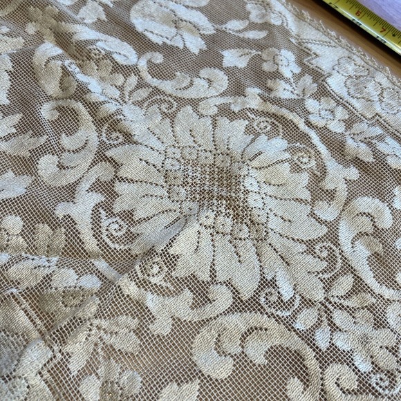 Antique Table Runner Doily handcrafted - measures 14" x 41" inches - Picture 3 of 4